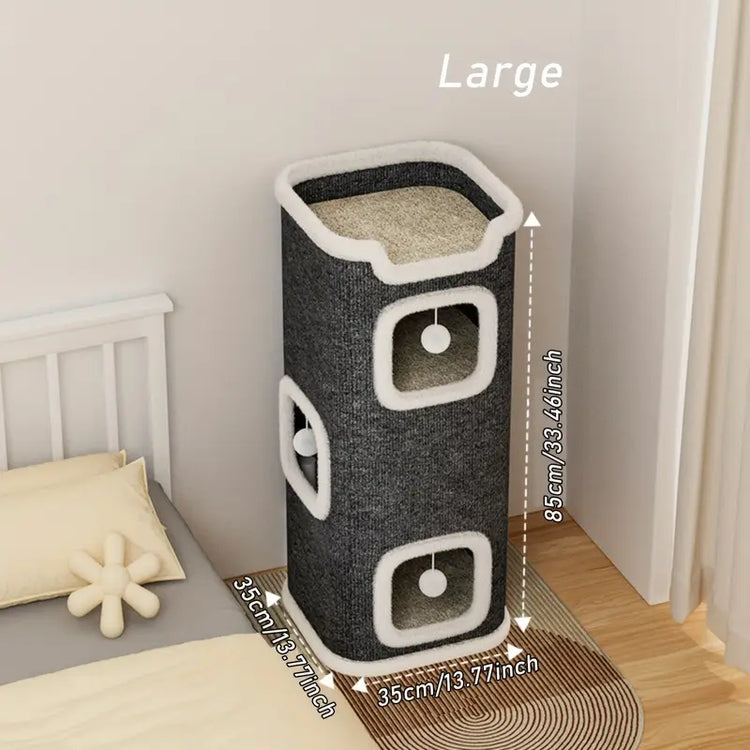 Multi-Level Cat Villa