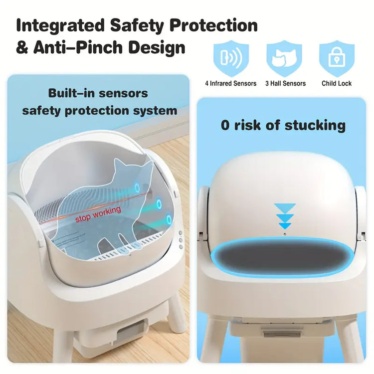 WhiskerWave Smart Self-Cleaning Litte