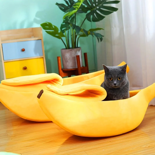 Banana Cat Bed