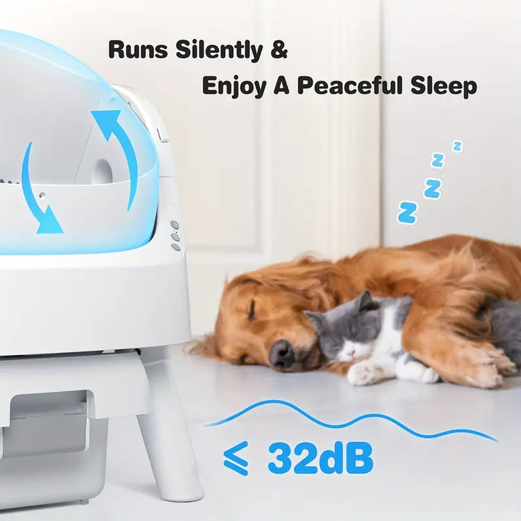 WhiskerWave Smart Self-Cleaning Litte